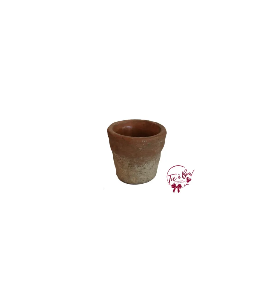 Rustic Terracotta Vase Short