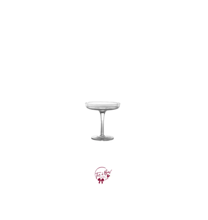 Clear Petite Cake Stand With Rim