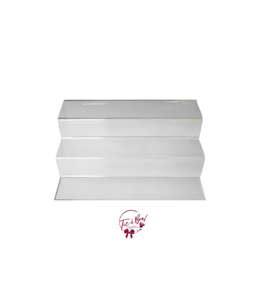 Clear 3-Tier Acrylic Tray (Medium)