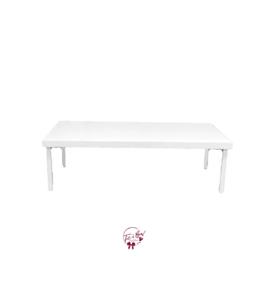 White Modern Kid's Table (6ft)