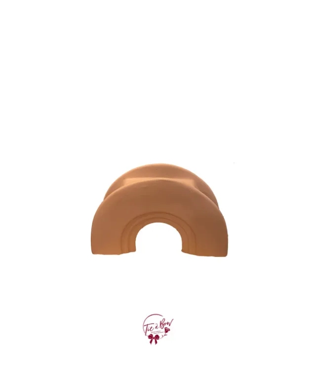 Convex Rainbow Terracotta Vase