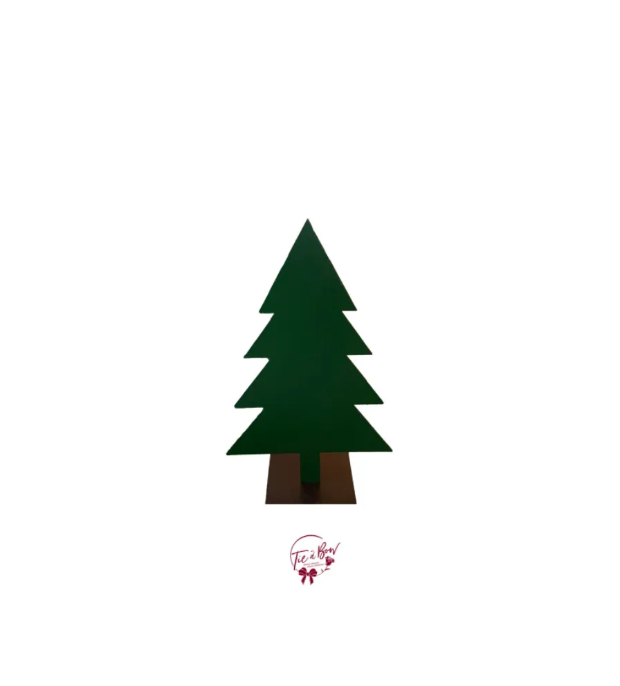 Pine Tree Floor Prop in Dark Green