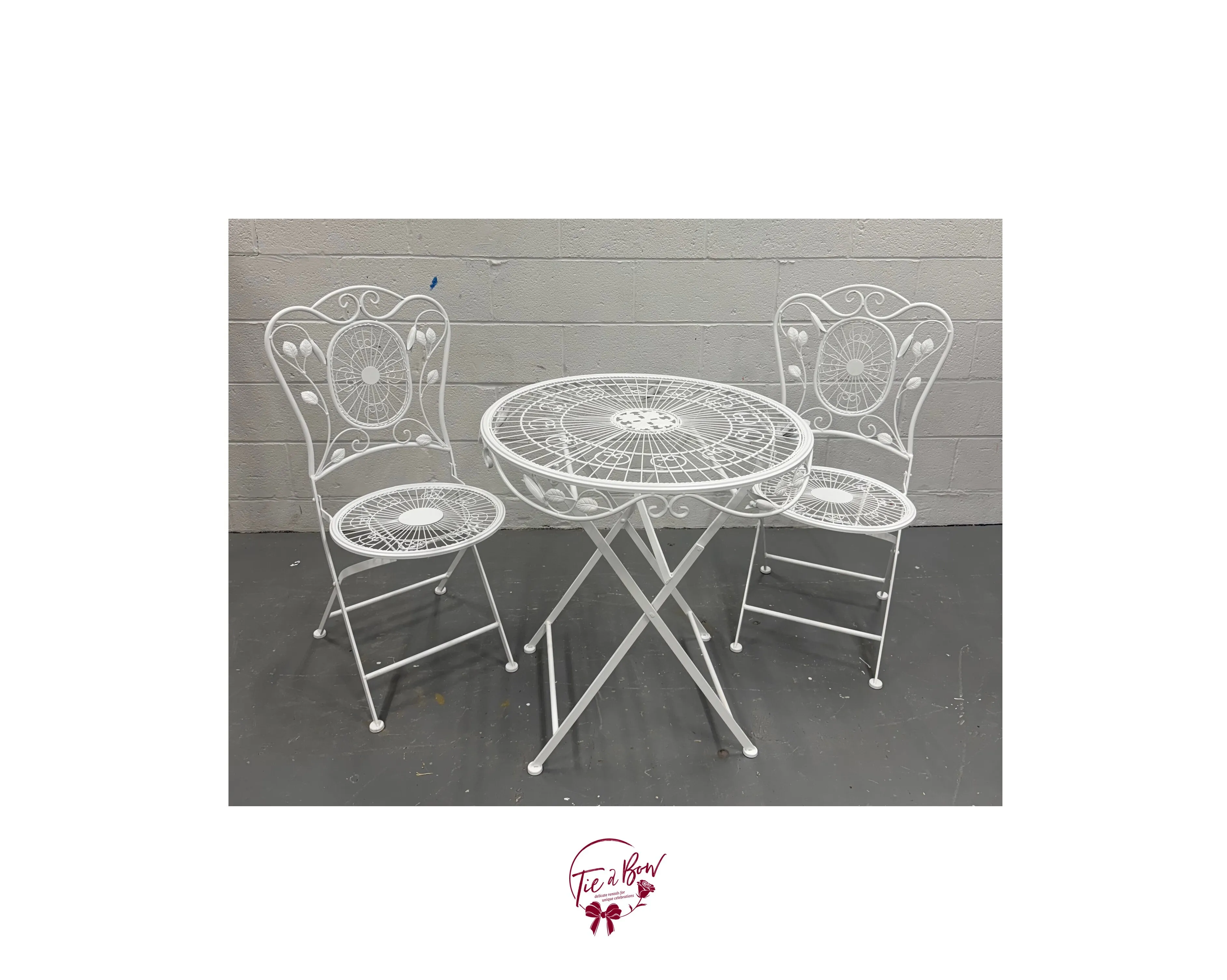  Bistro Set in White SOLD