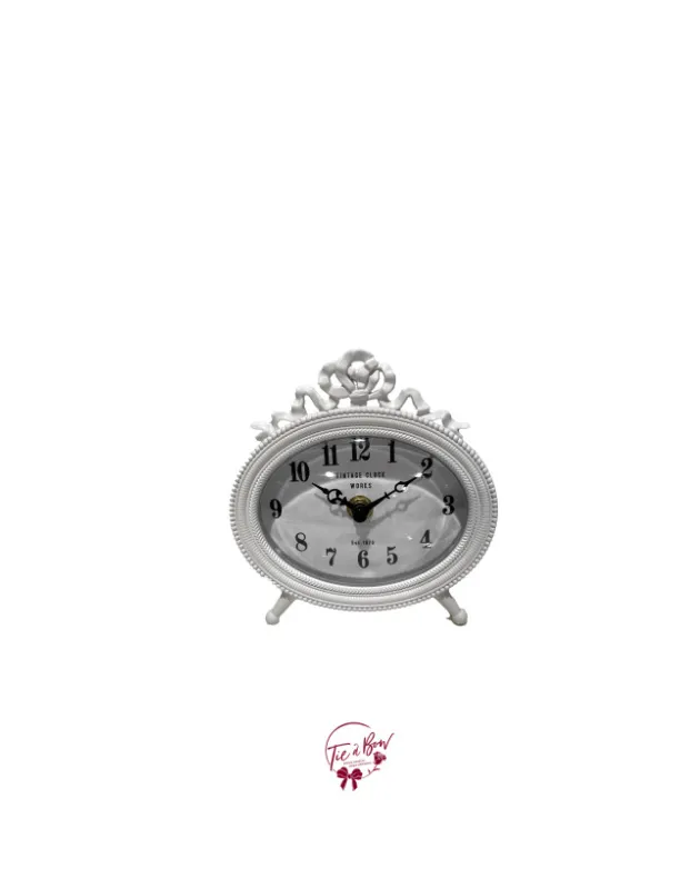 Vintage White Clock