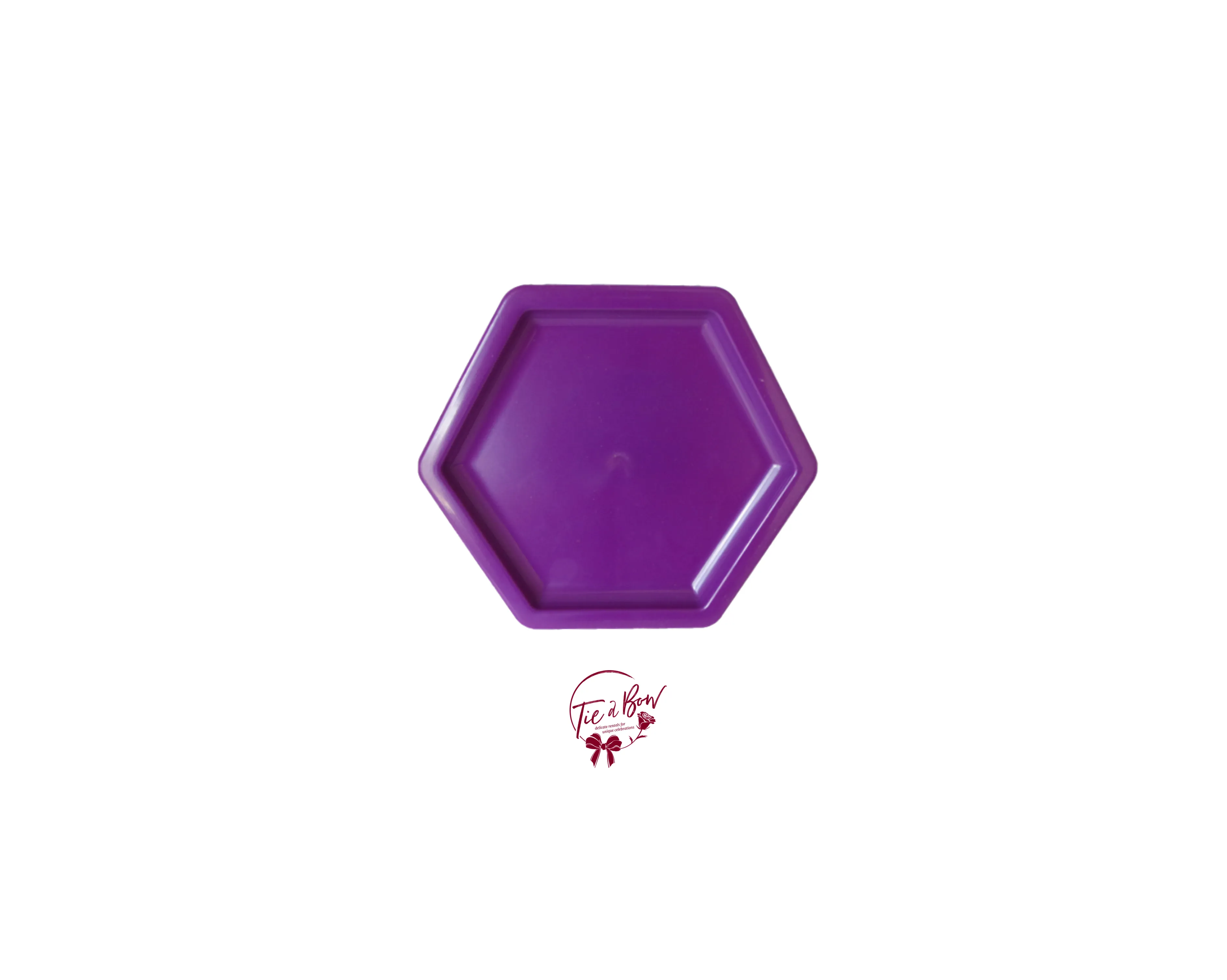 Plum Sobo Hexagonal Tray (Medium)