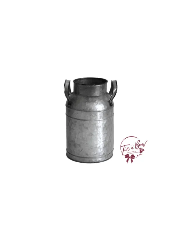 Milk Galvanized Jar
