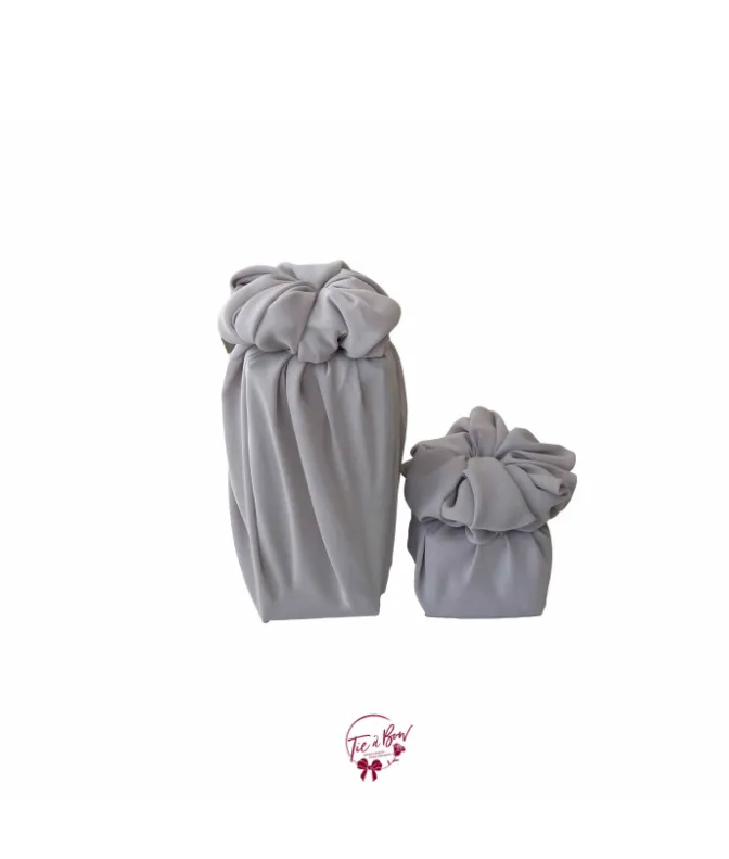 Bojagi Set of 2 in Light Gray