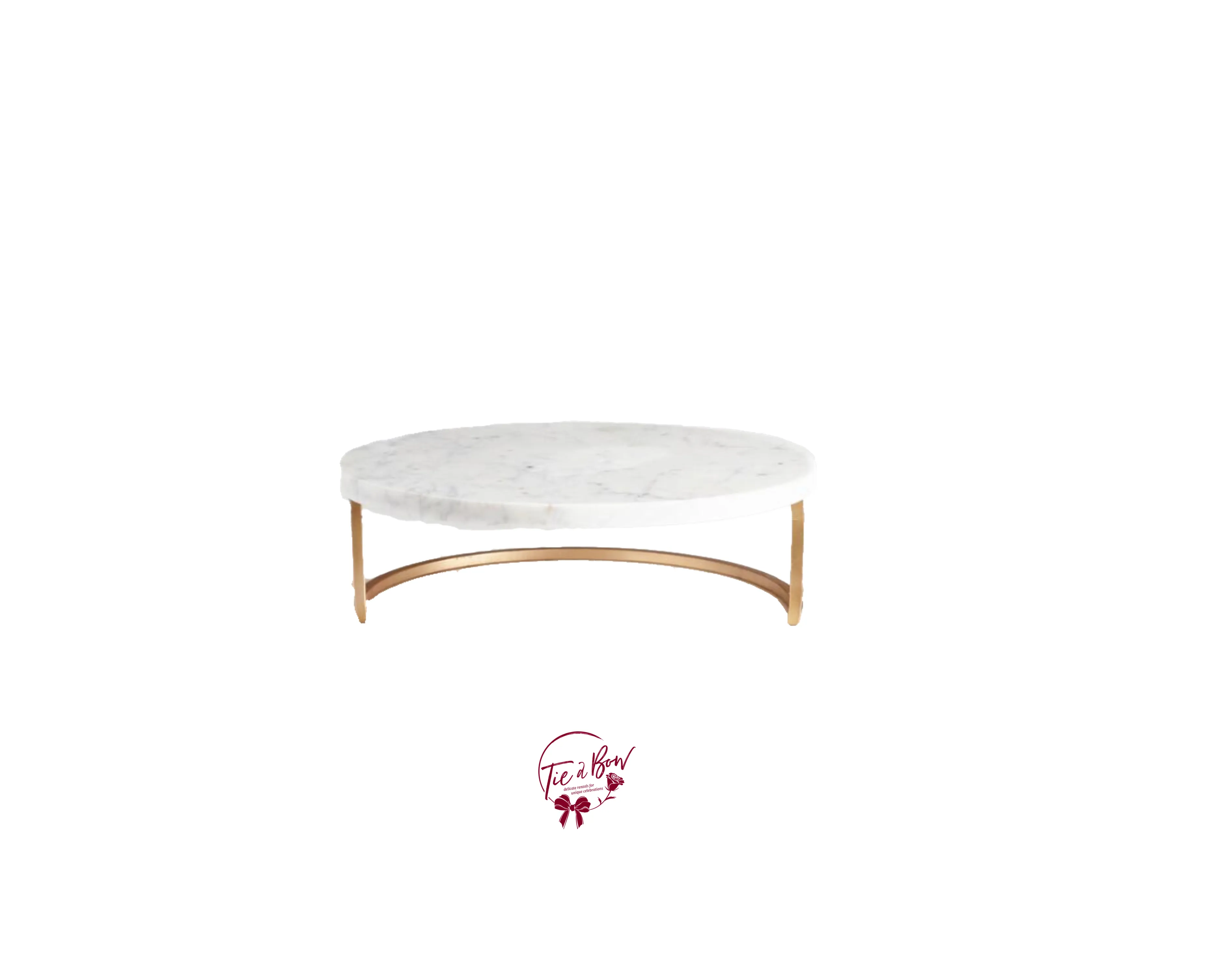 Marble Cake Stand (Medium): 12in W x 4in H