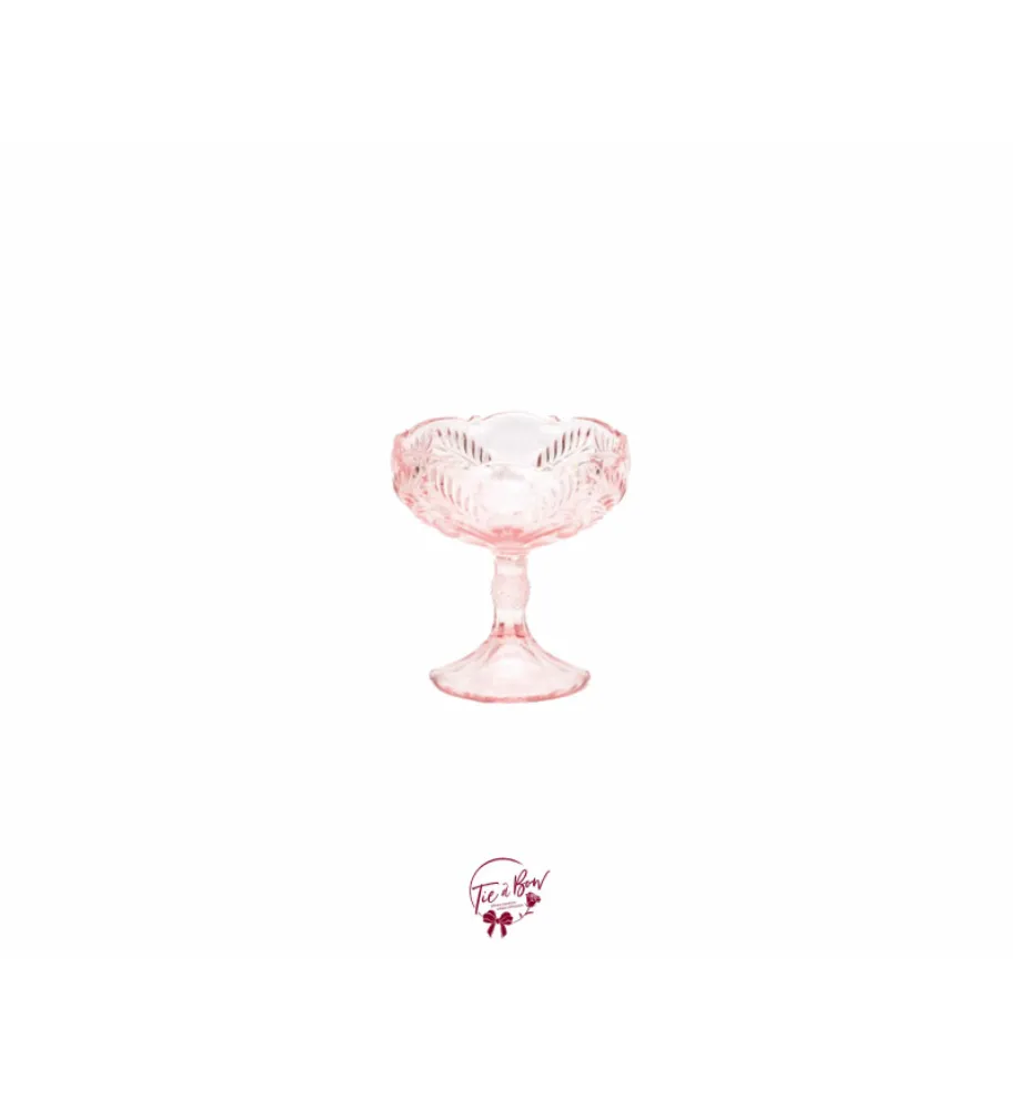 Rose Pink Footed Bowl