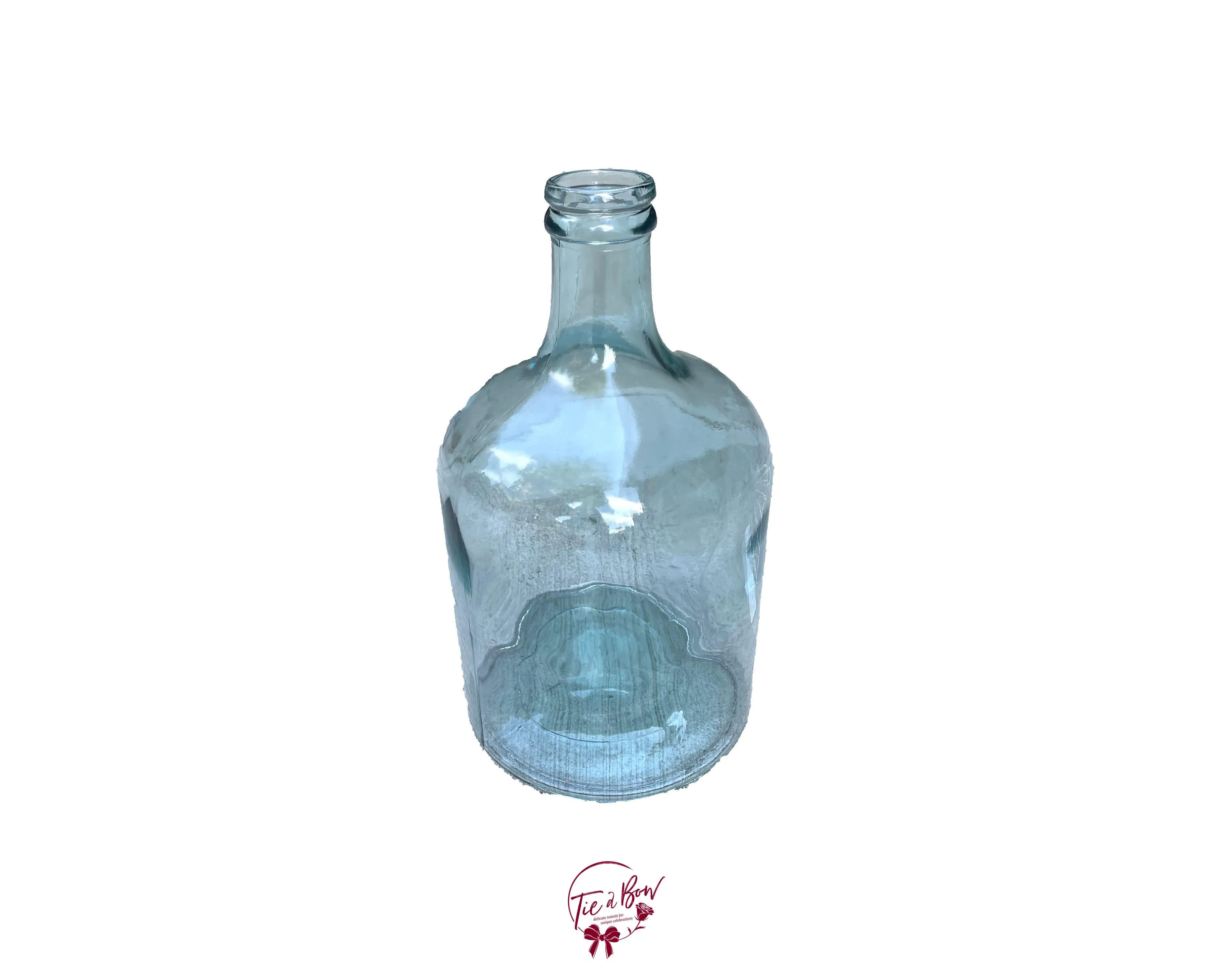 Clear Bottle Floor Vase (Large)