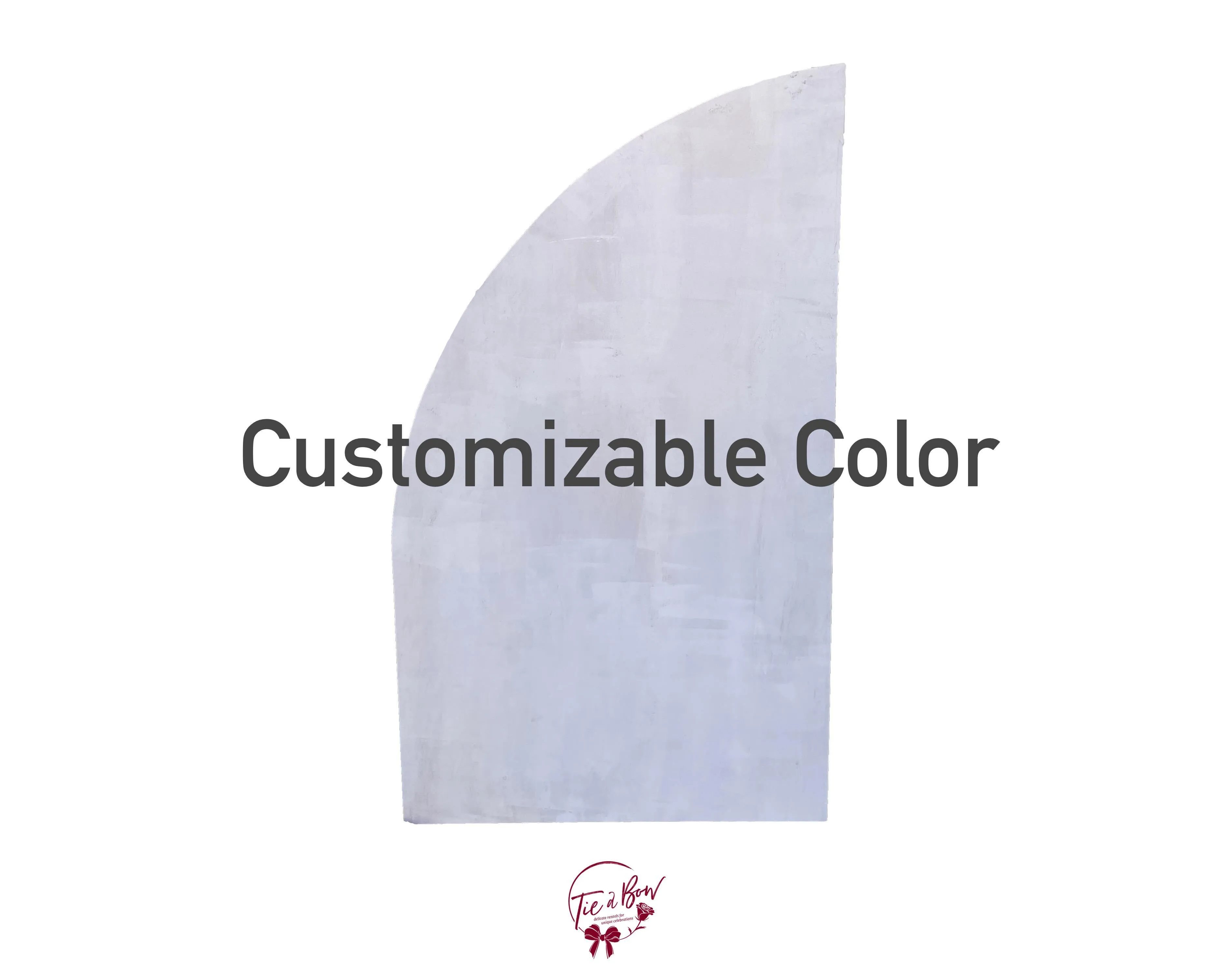 Half Left Arched Backdrop (75in Tall) SALE PRICE $160