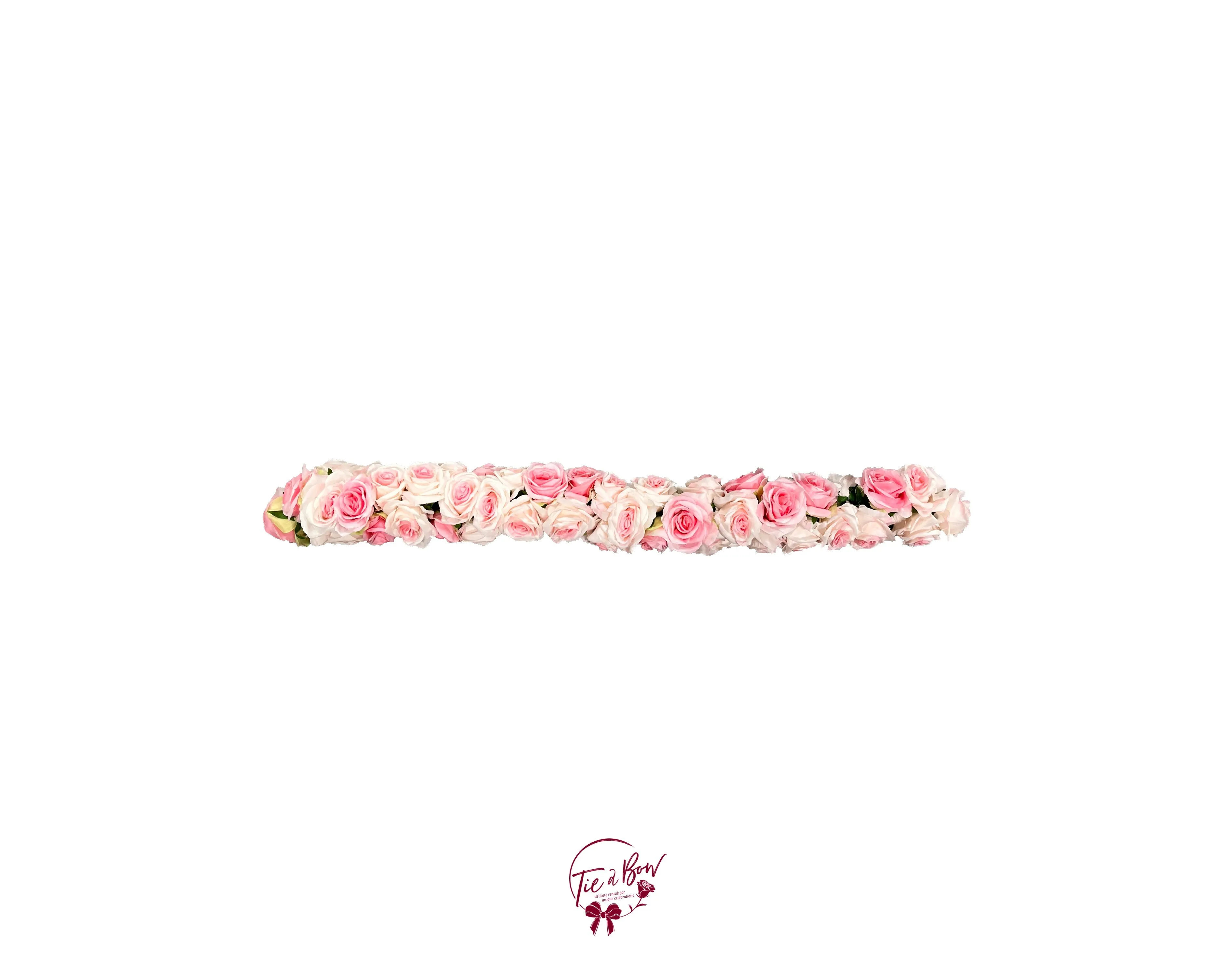 Pink Roses Flower Garland