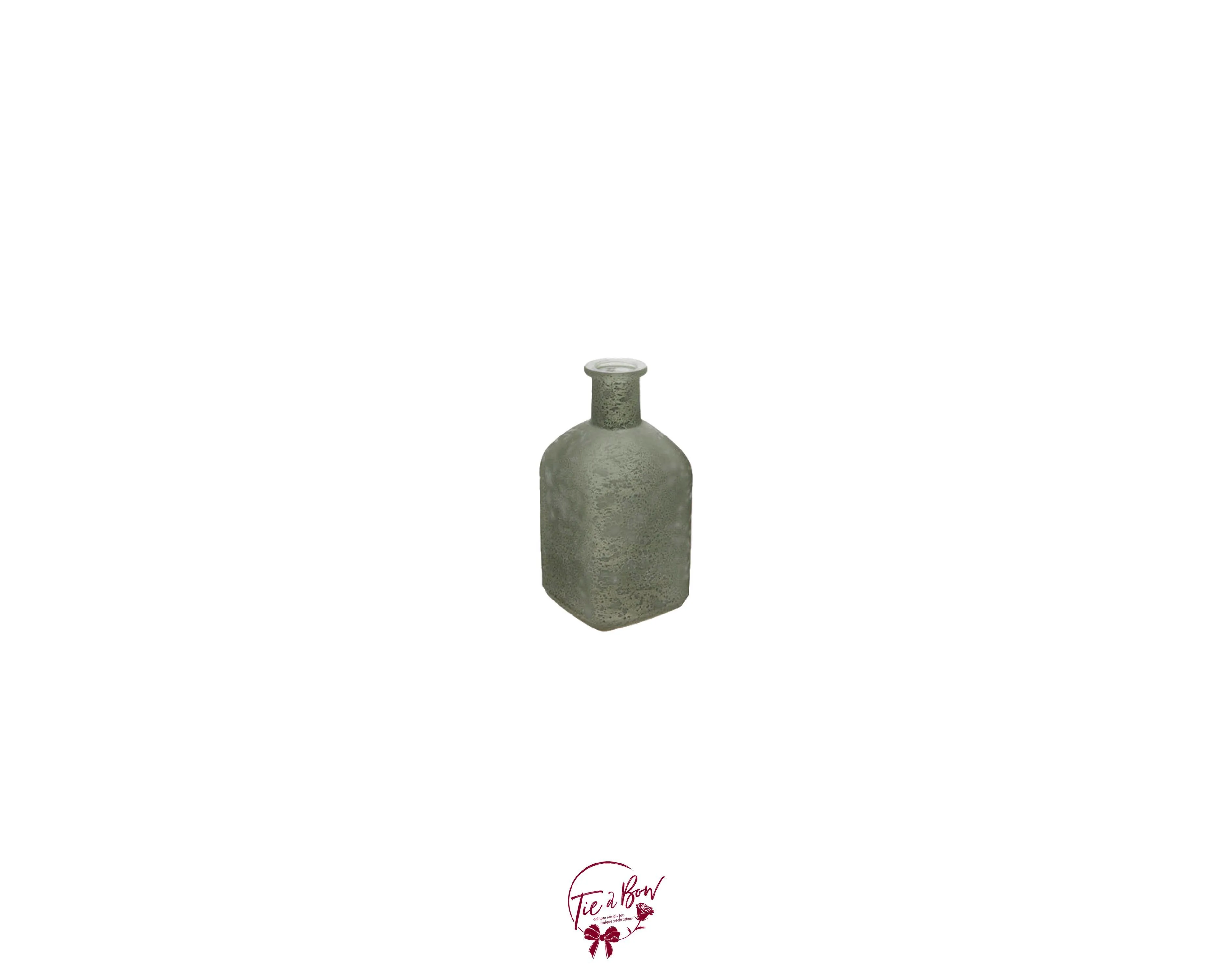 Green Mold Look Bud Vase (Small)