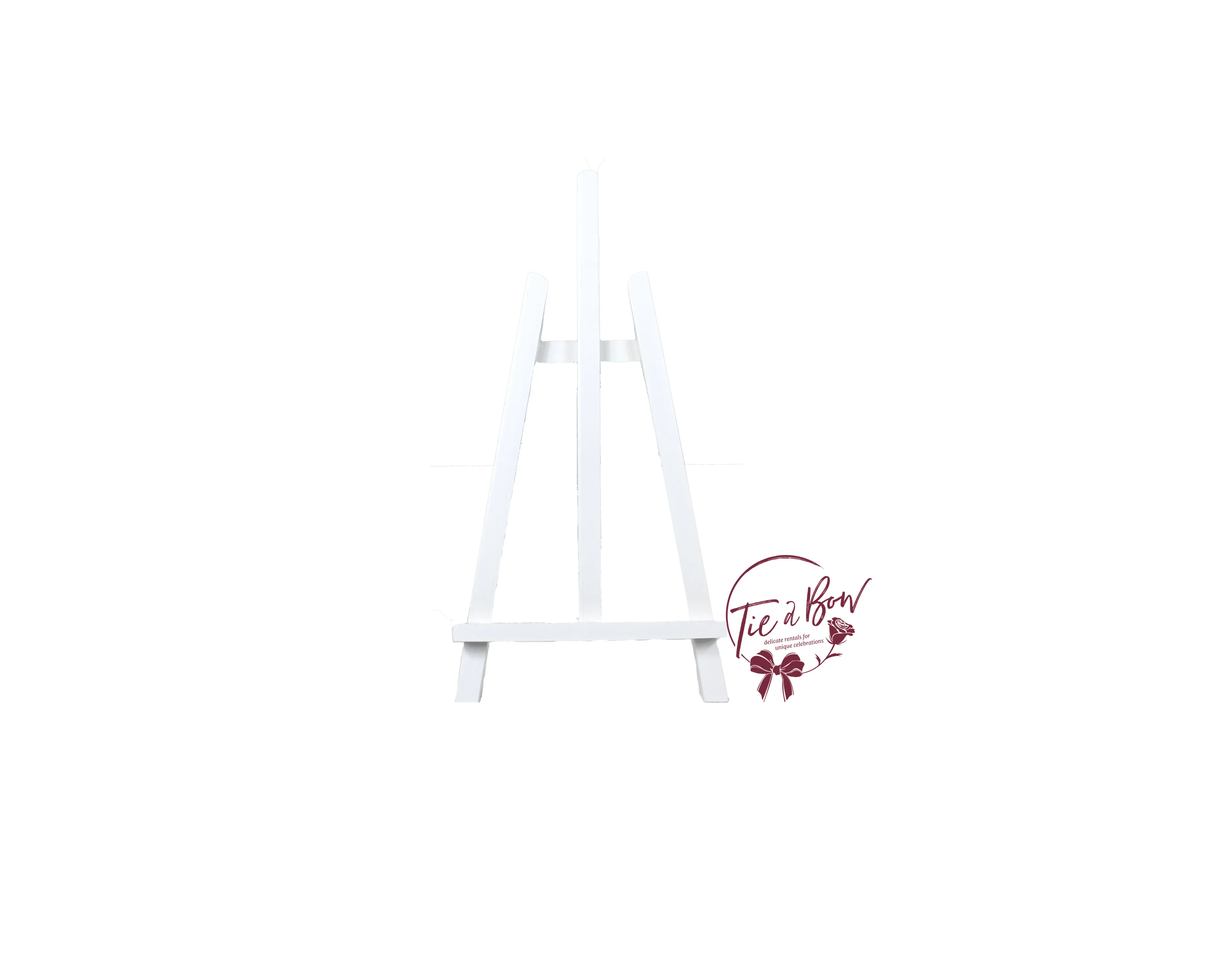 White Tabletop Easel
