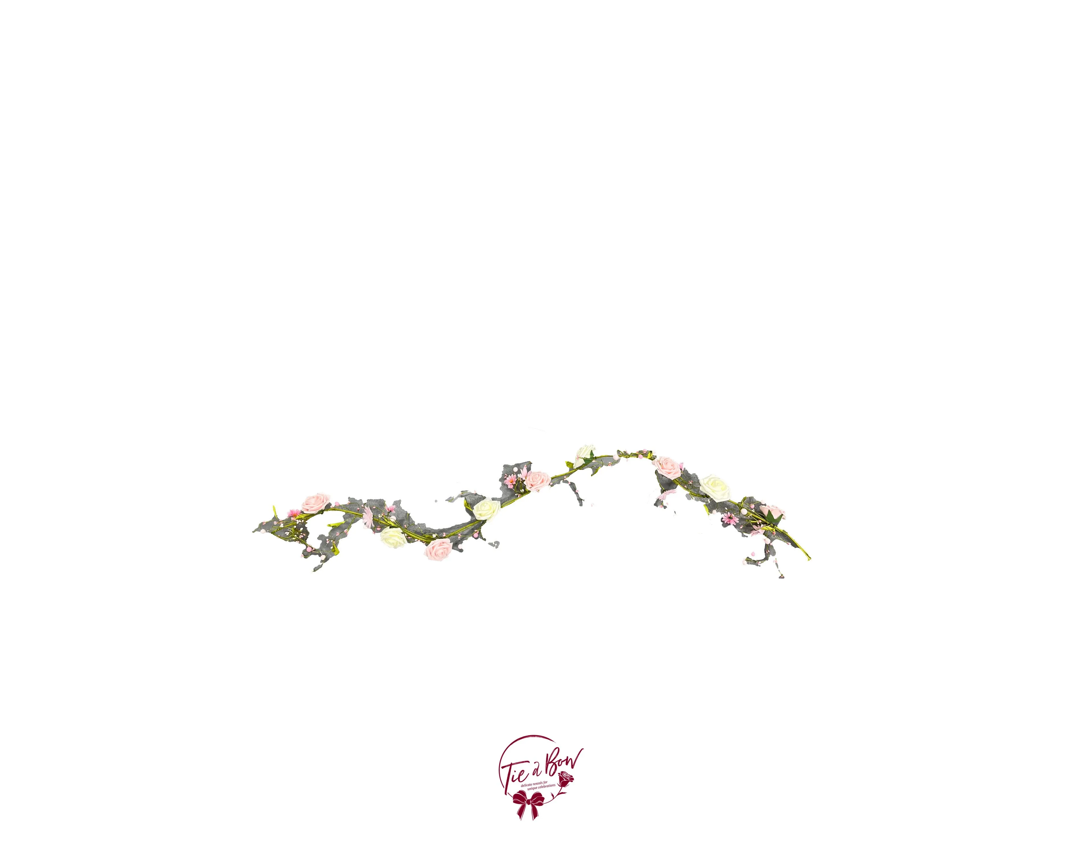 Pink And White Flower Garland