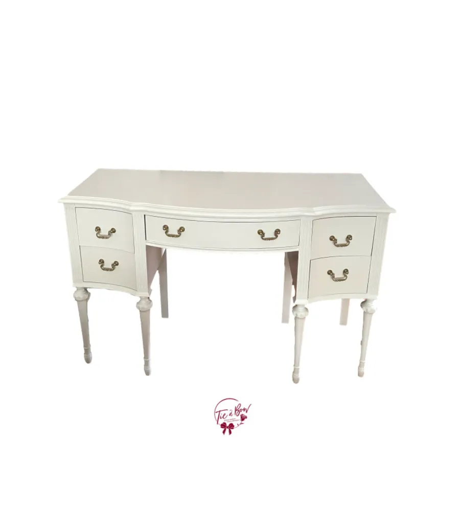 White Vintage Vanity