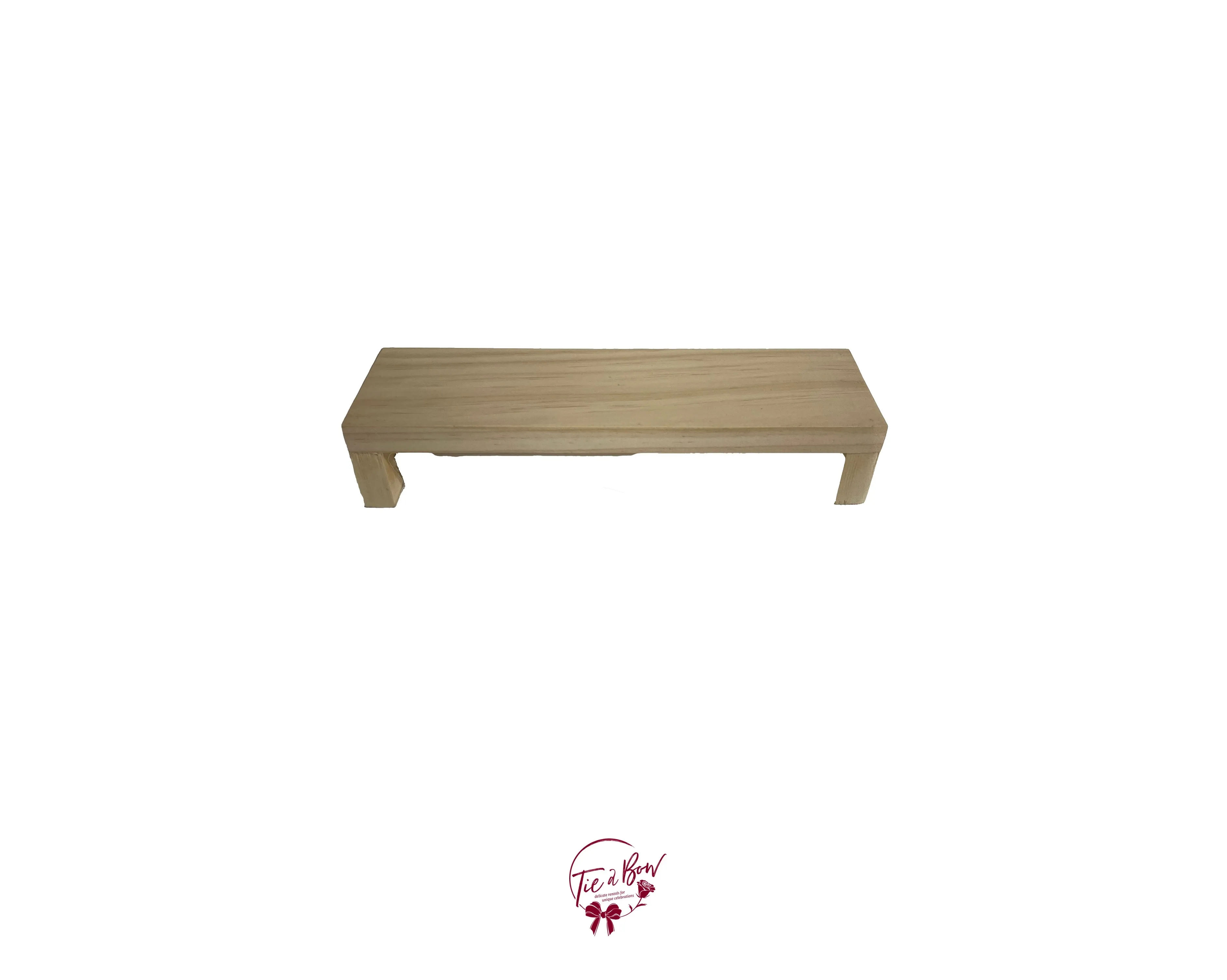Narrow Light Wood Riser (Short)