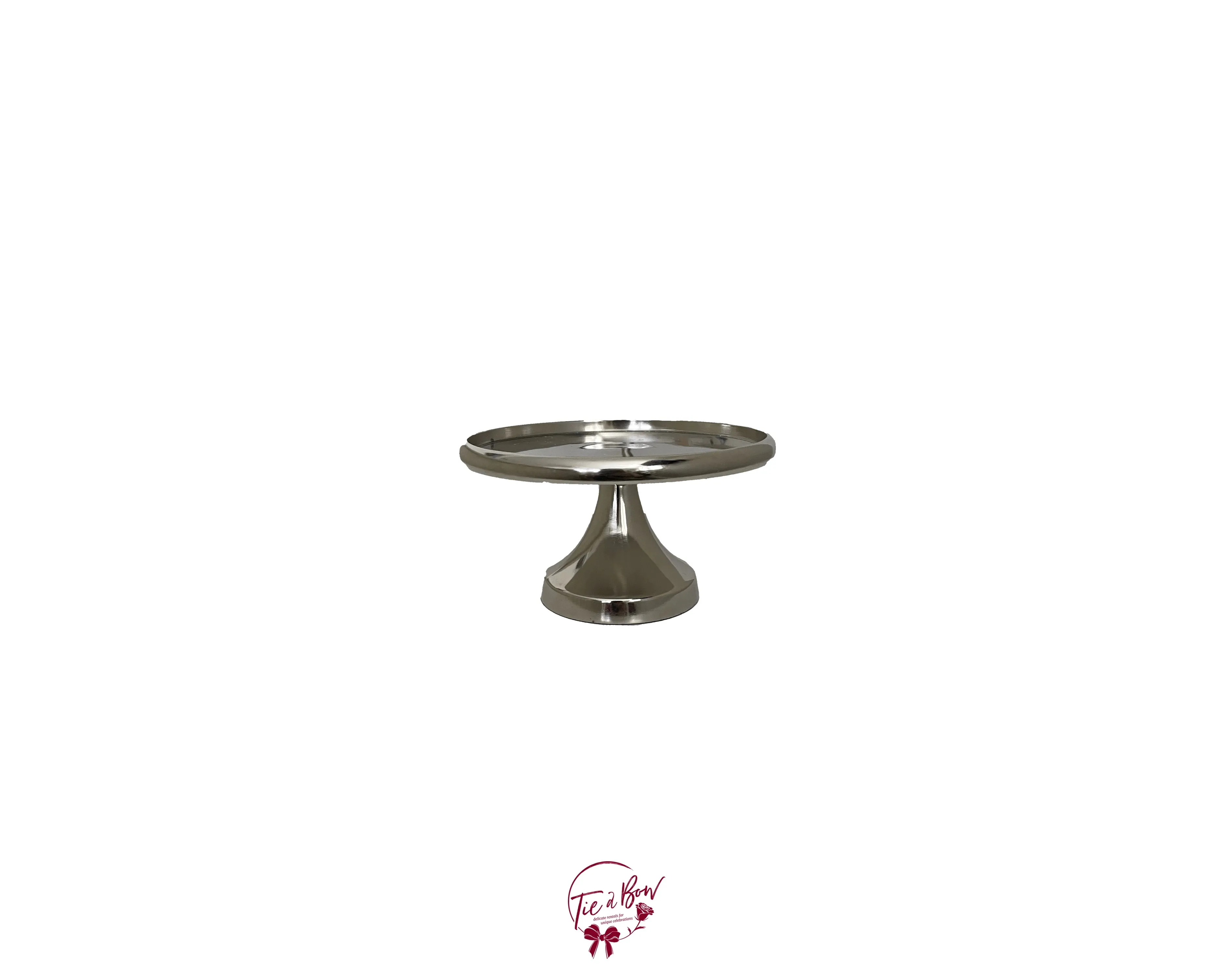 Silver Clean Cake Stand (Small)