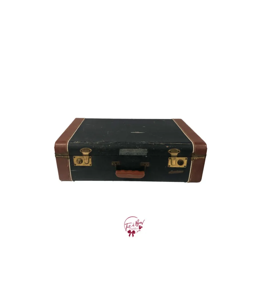 Carilite Brown and Navy Blue Luggage