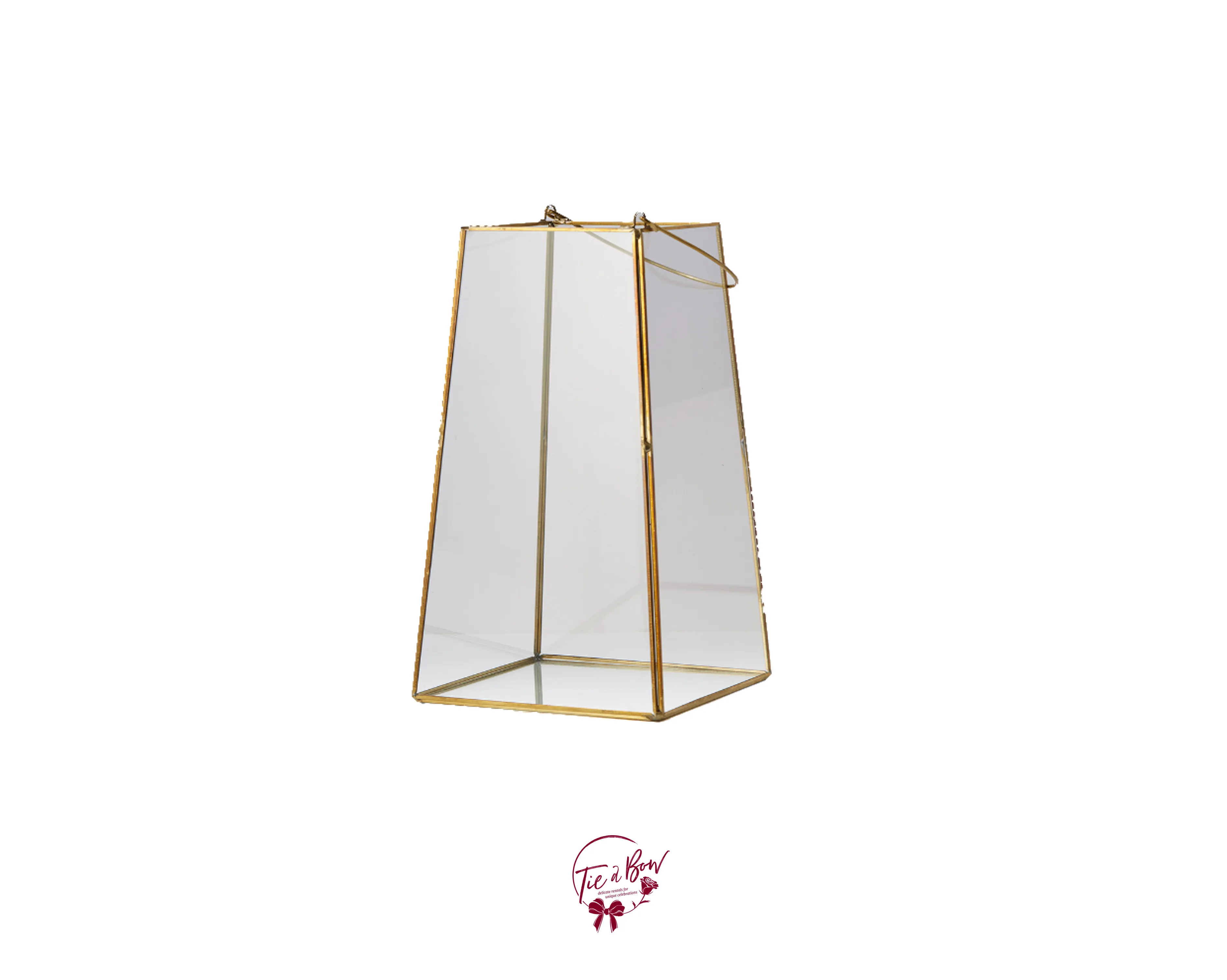 Golden Glass Lantern