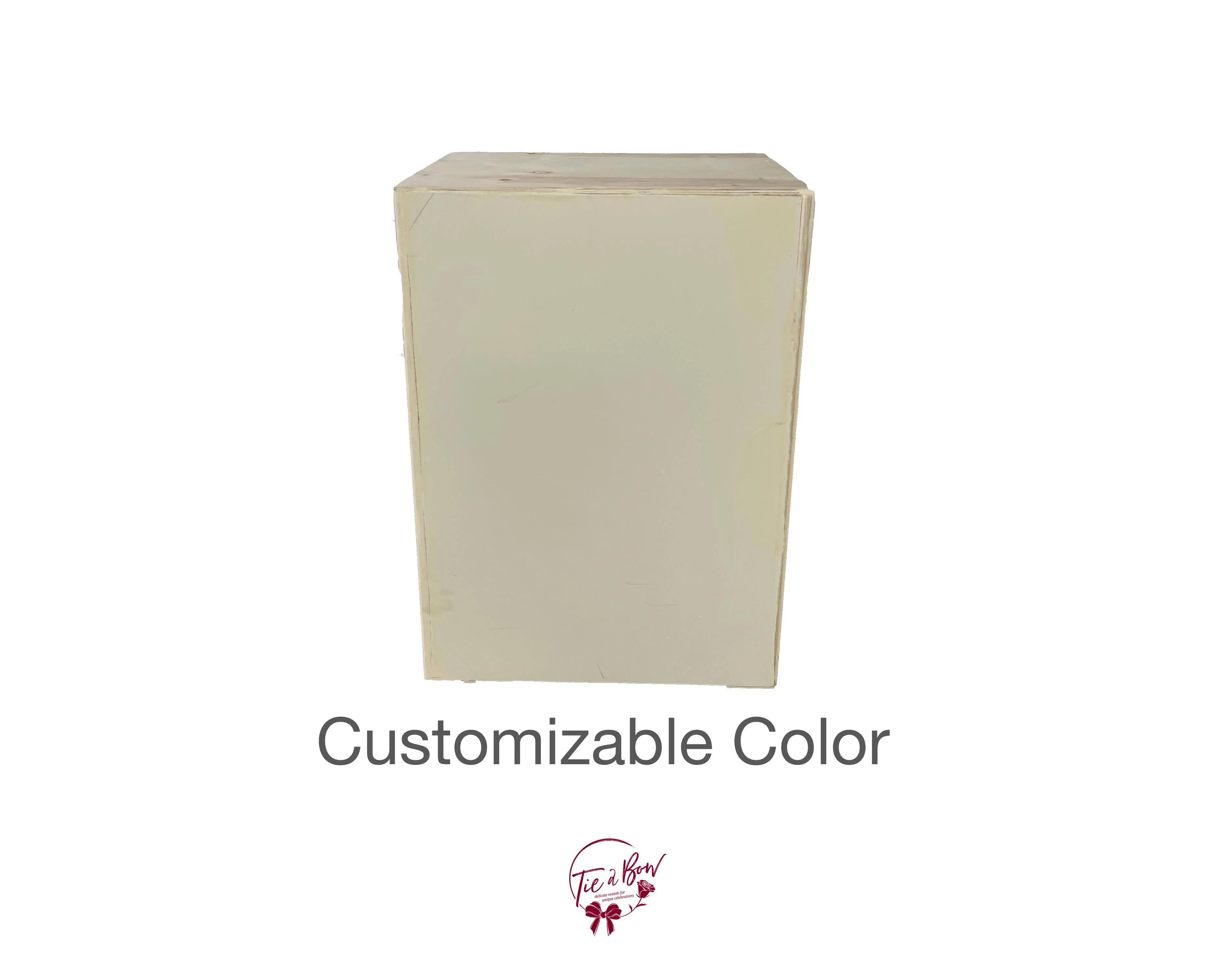 Rectangular Top Shaped Pedestal 30in Tall - Customizable SALE PRICE $120