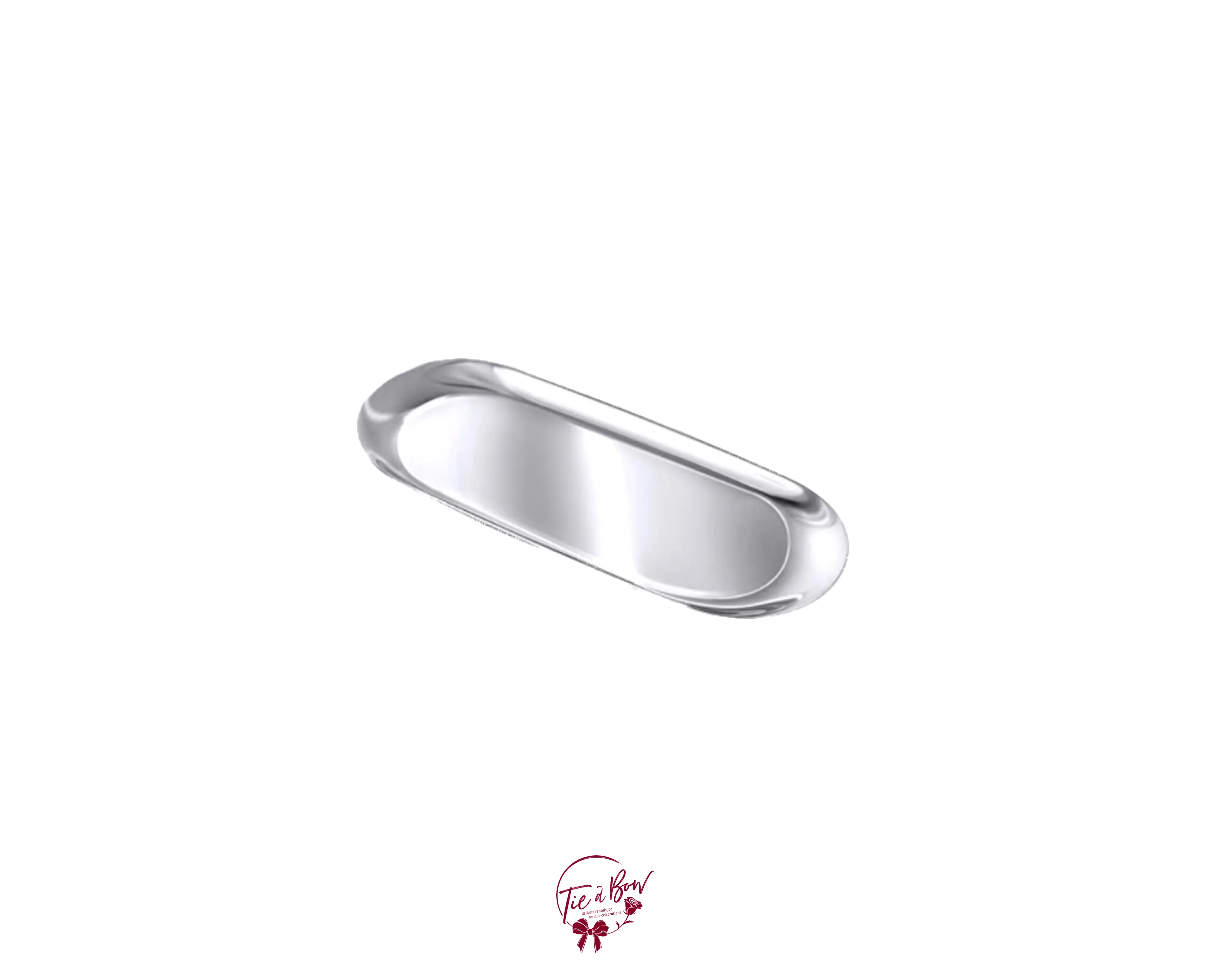 Silver Oval Tray (Small)
