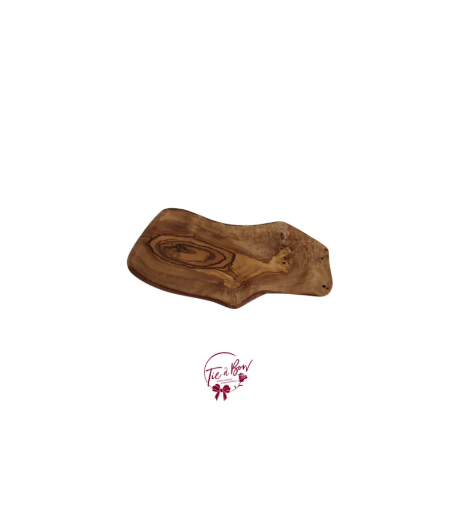 Rectangular Wood Slab Tray