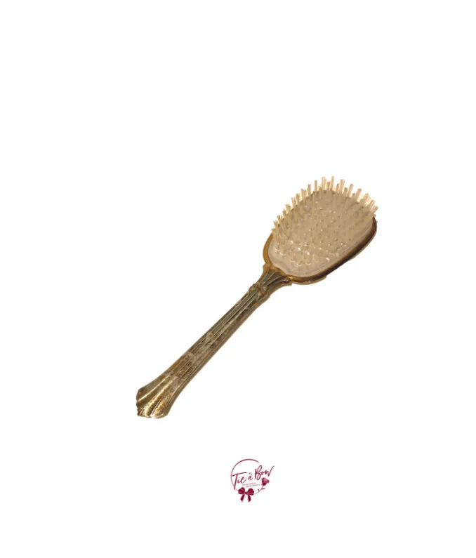 Golden Antique Hairbrush