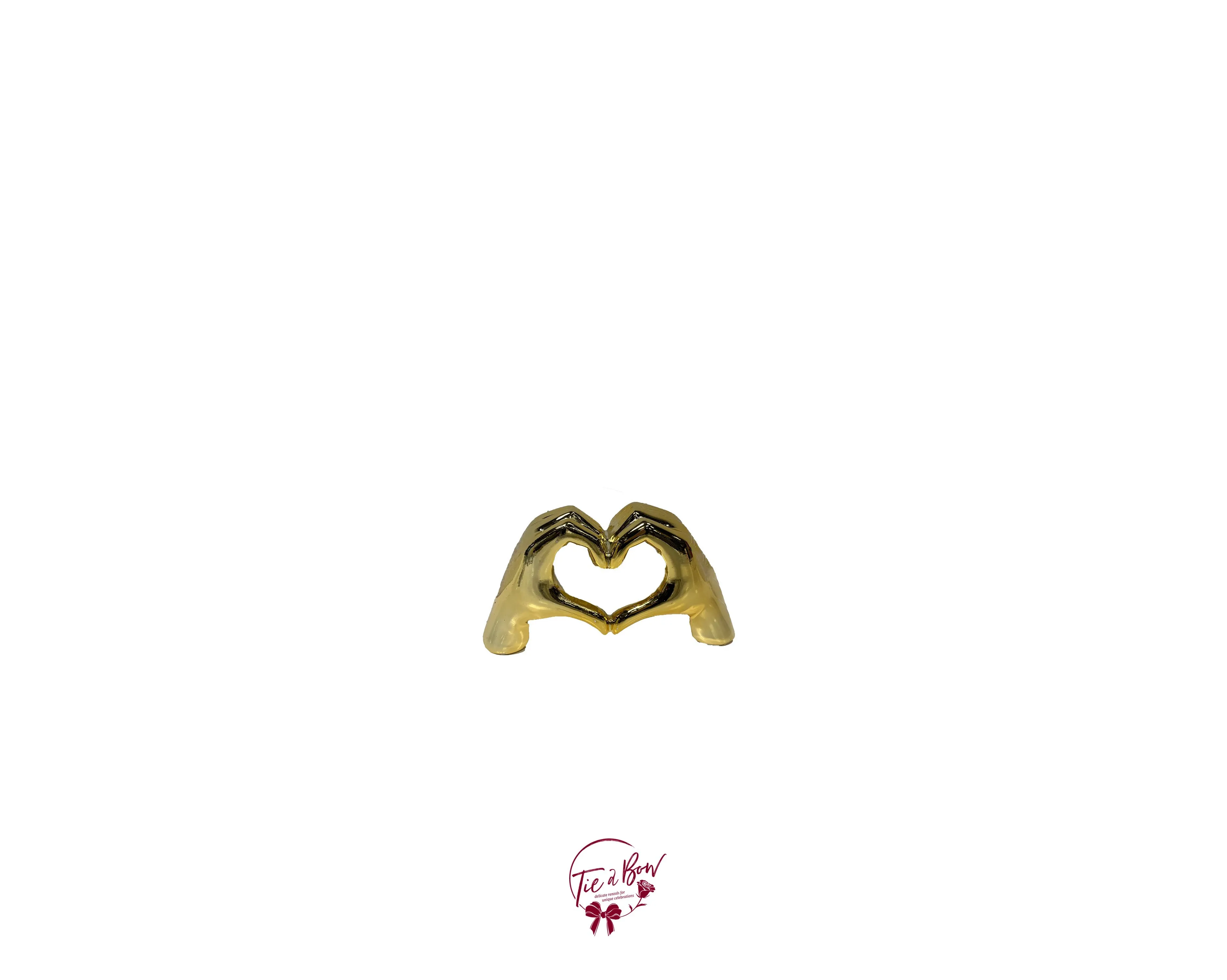 Heart Hands In Gold