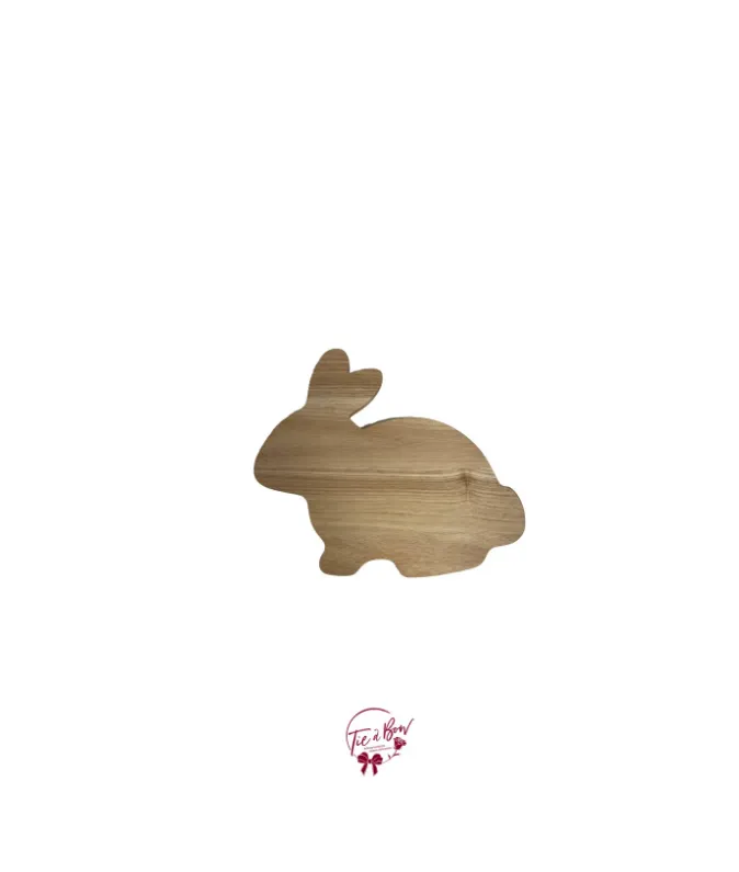 Bunny Plate in Light Wood