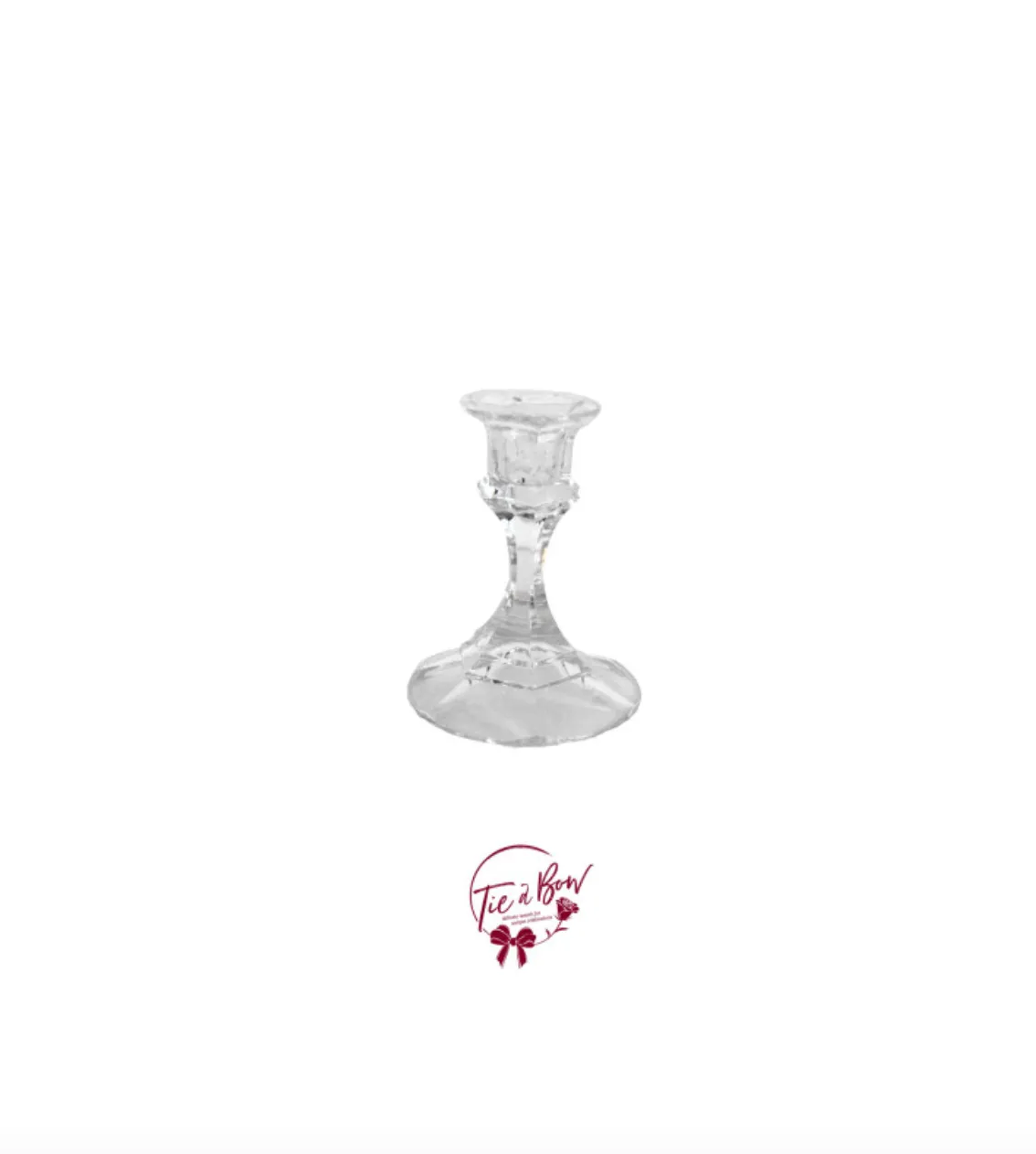 Round Base Glass Candle Holder