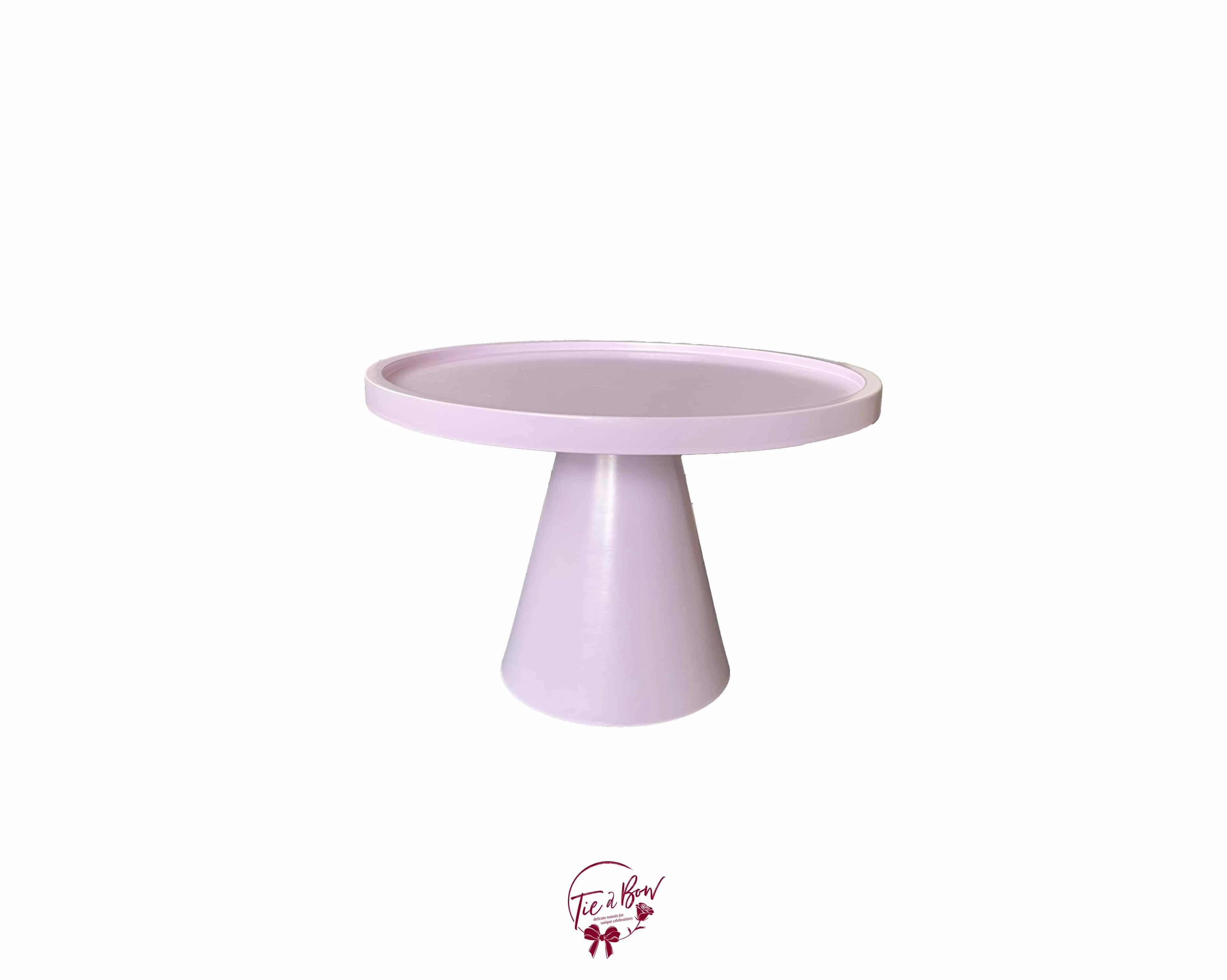 Lavender Deco Cake Stand: 10in W x 6.5in H - SOLD
