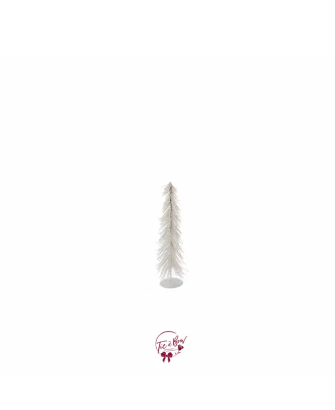 Glittery Sisal White Tree