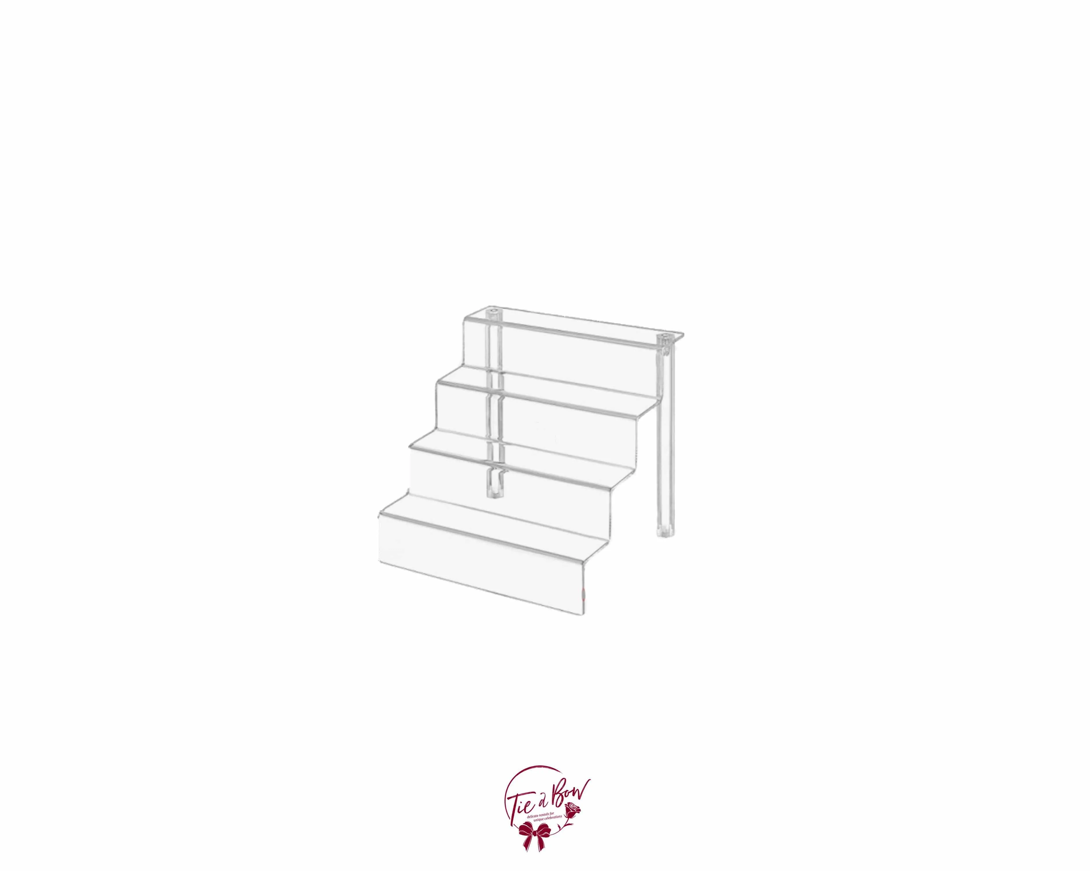 Clear 4-Tier Acrylic Tray (Small)