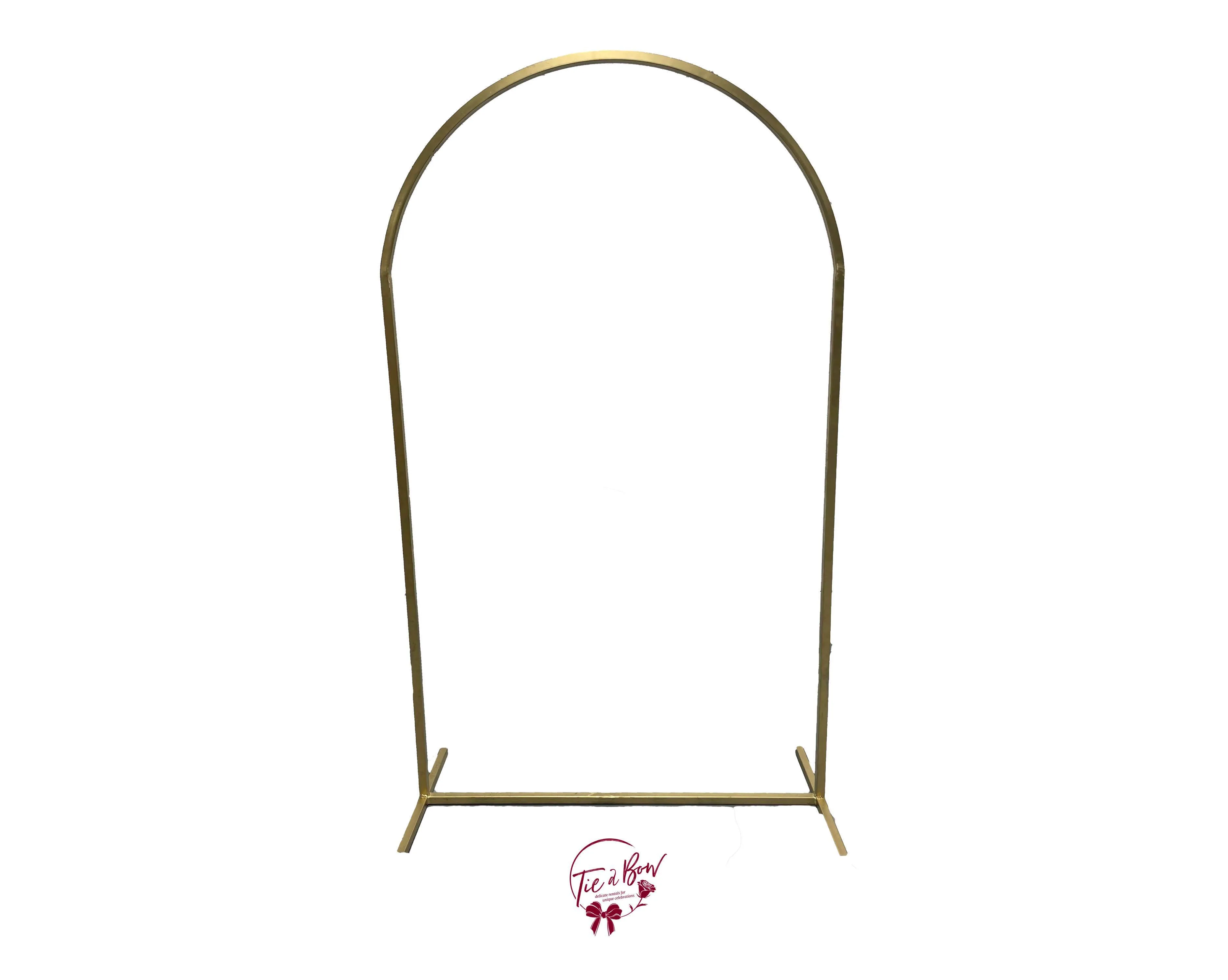 Gold Frame Arch Backdrop (7.25ft Tall) - Dismantles SALE PRICE $90