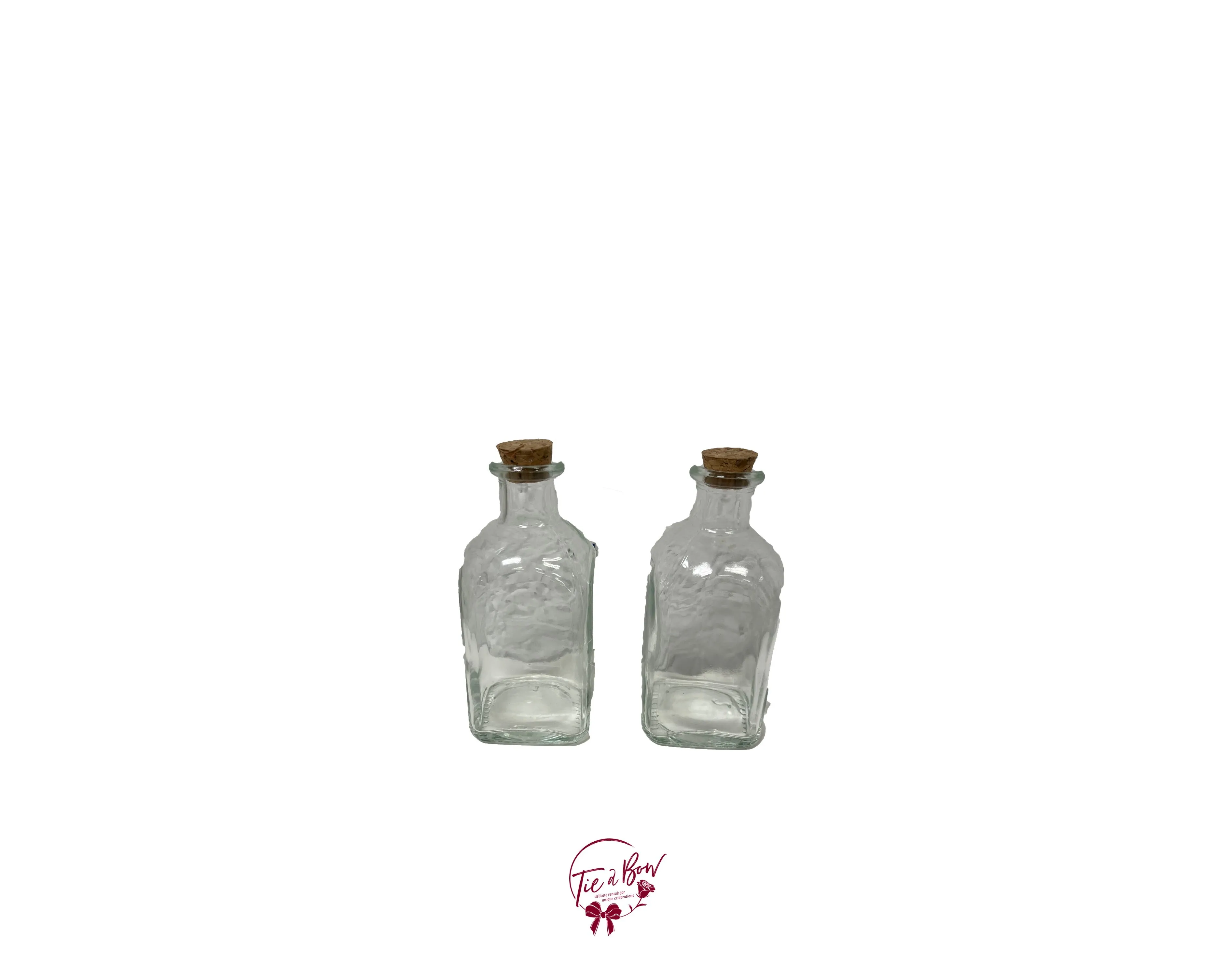 Clear Budvase Set of 2