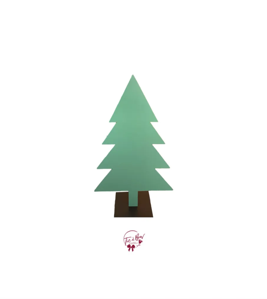 Pine Tree Floor Prop in Light Green