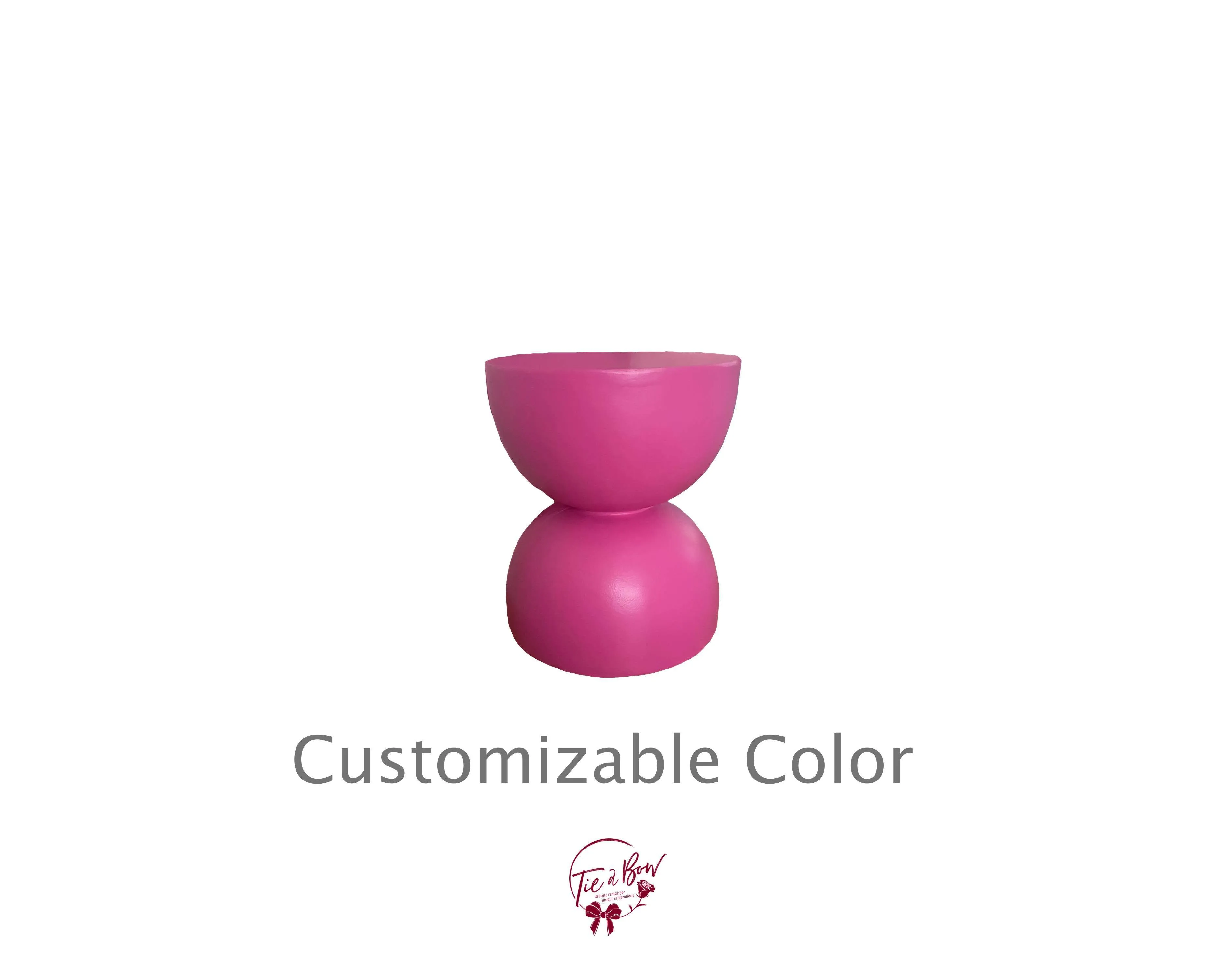 Hourglass Accent Table - Customizable Color SALE PRICE $40