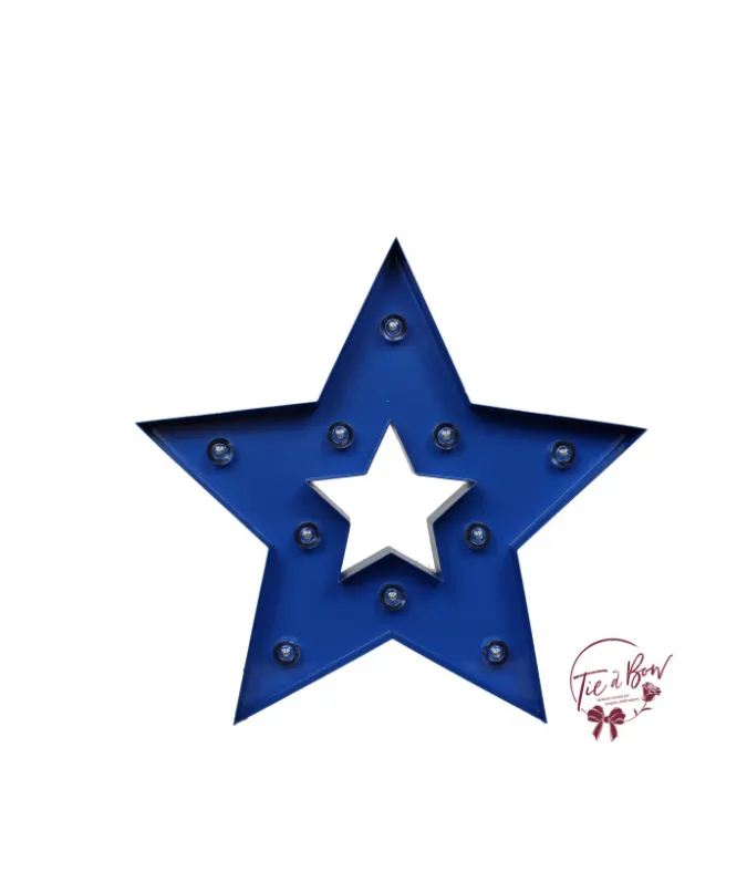 Star Lighted Navy Blue