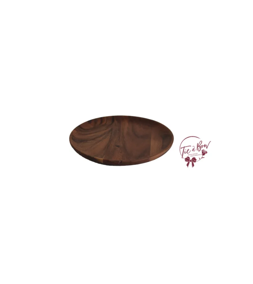 Wooden Round Plate