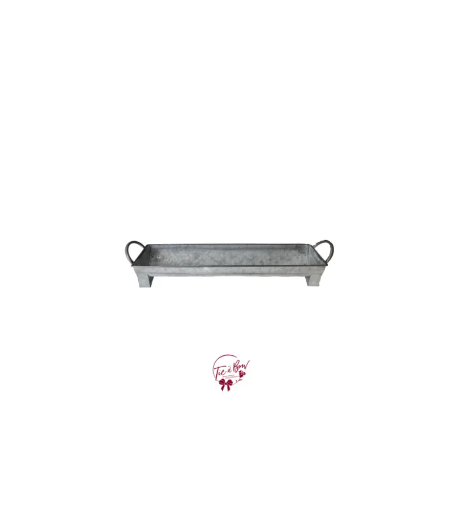 Galvanized Gutter Tray with Handles