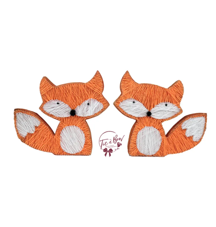 Fox String Art Silhouette Set of 2