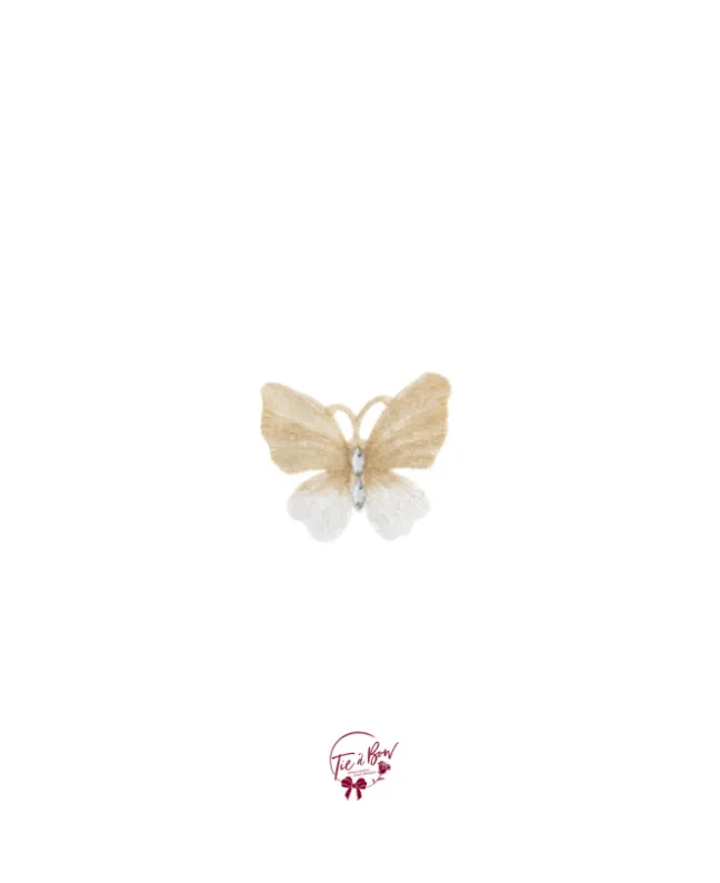Butterfly in Gold with Glitter