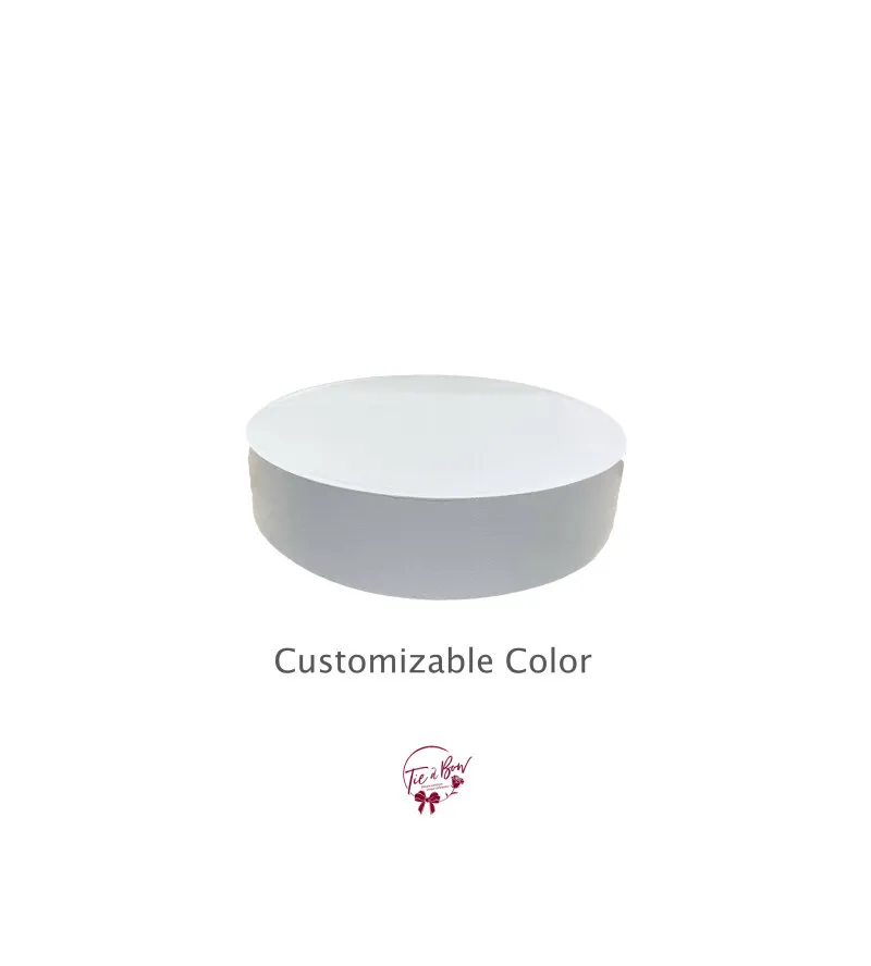 Round Riser 18in W x 4in H (Customizable Color)