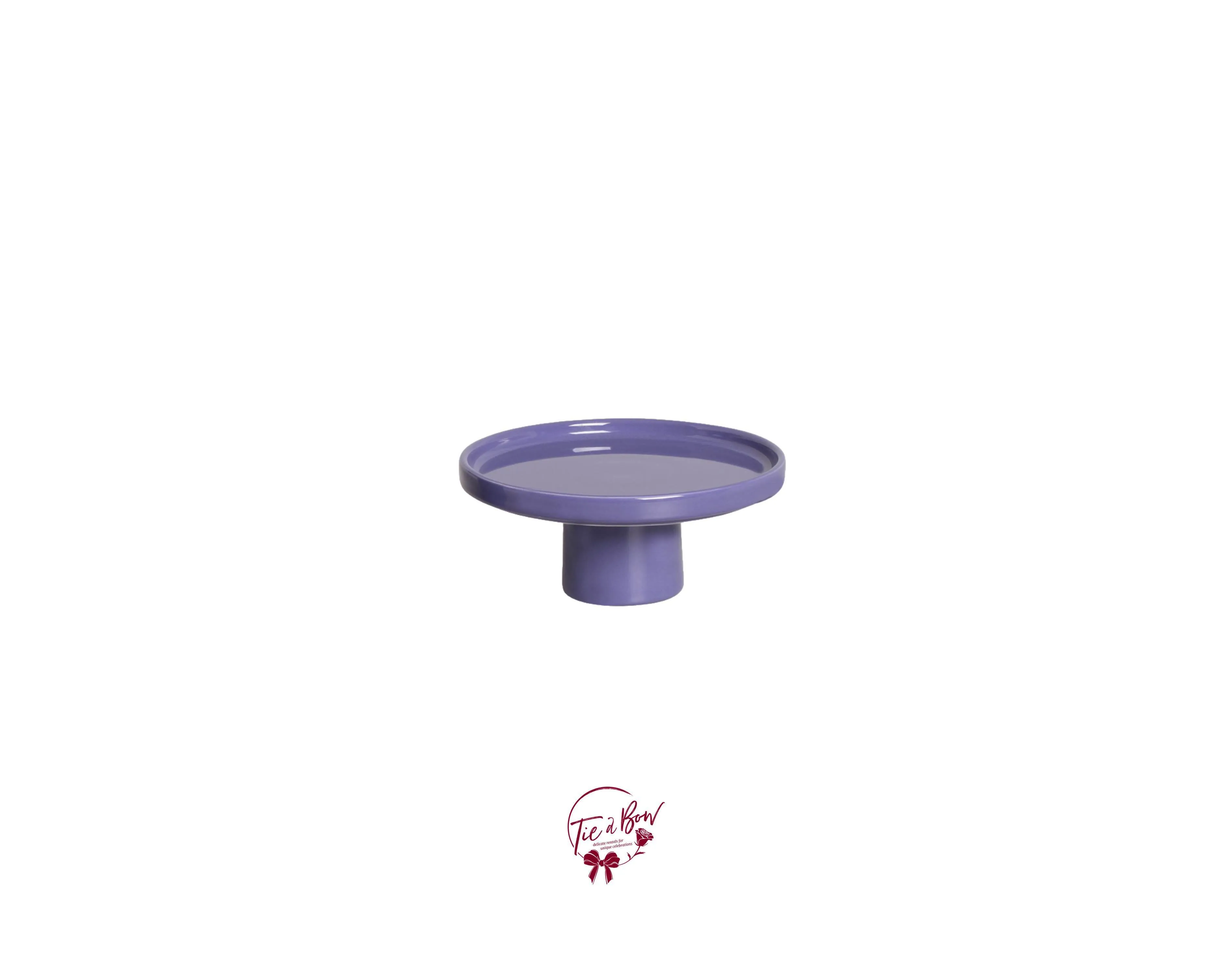 Violet Modern Silva Cake Stand (Small): 7.5in W, 3.5in H