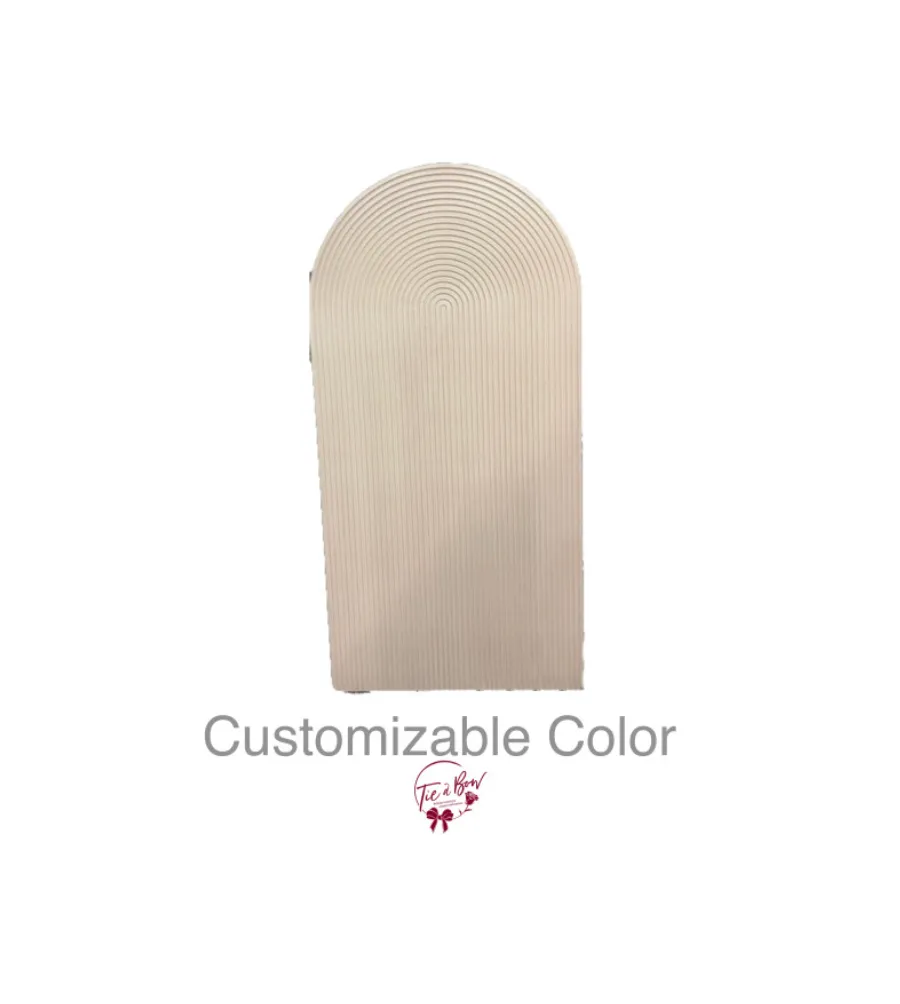 Fluted Arch Backdrop (7ft Tall) - SOLD