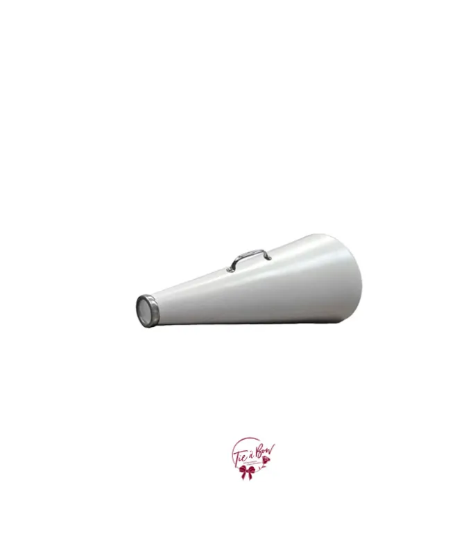 Megaphone in White