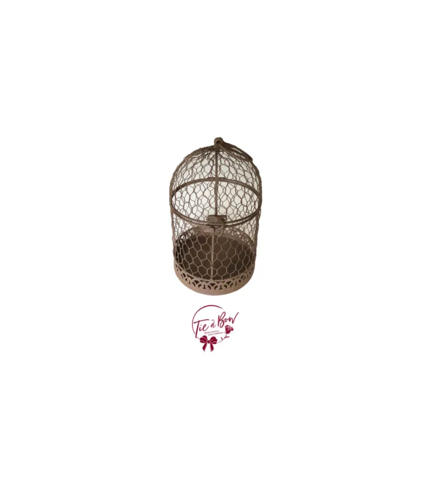 Brown Bird Cage