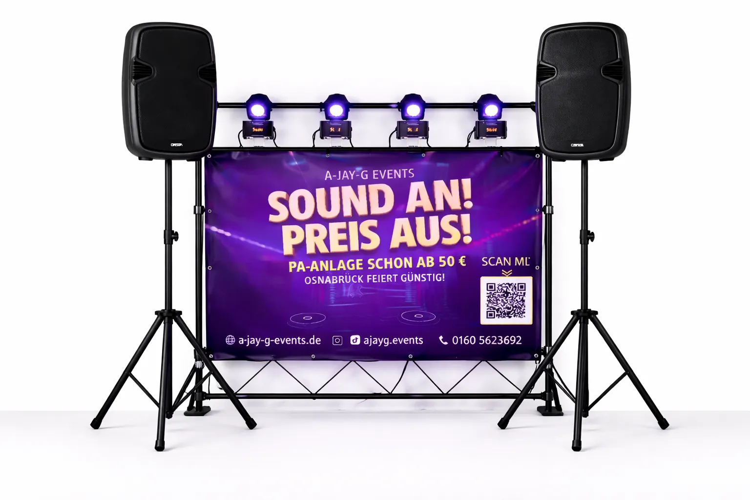 Pa Anlage komplett Set Sound und licht
