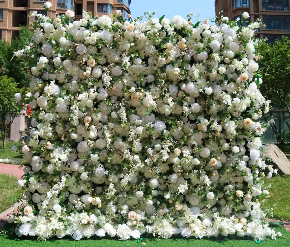 White Flower Wall